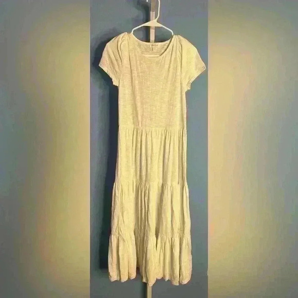 Lacey Tiered Puff-Sleeve Dress, Created for Macy's NWT MSRP $99 - Picture 2 of 8